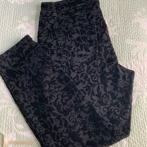 Paisley print jean